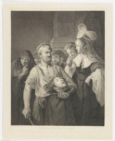 Salomé reçoit la tête de Jean-Baptiste - Lambertus Antonius Claessens