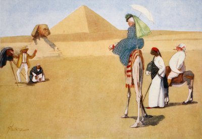 Posant aux pyramides, de 