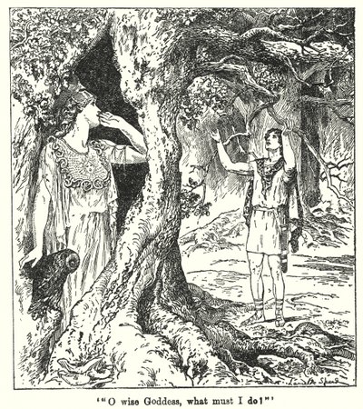 Déesse sage, que dois-je faire  (litho) - Lancelot Speed