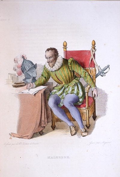 Portrait de François de Malherbe (1555-1628), illustration de 