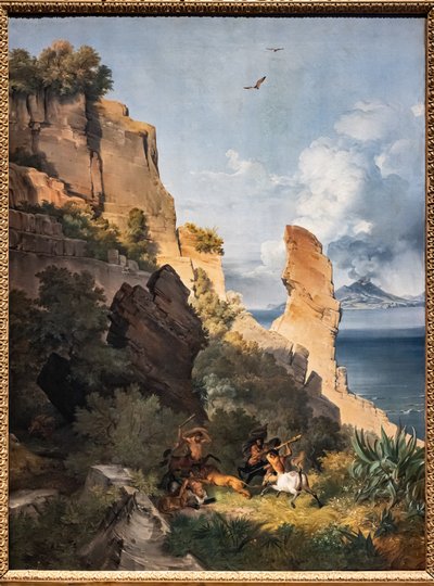 Paysage avec chasse aux centaures - Lancelot Théodore Turpin de Crissé de Crissé