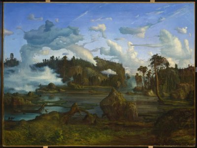 Skogtjern, lac de montagne - Lars Hertervig