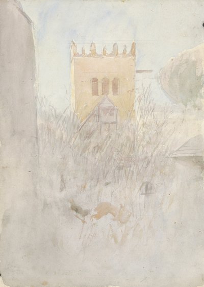 Beffroi à Strážky II., 1890-1910 - Laszlo Mednyanszky