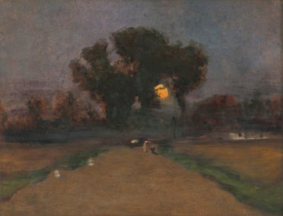 Paysage avec coucher de soleil, 1890-1900 - Laszlo Mednyanszky