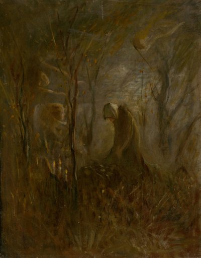 Prière sur la tombe, 1895 - Laszlo Mednyanszky