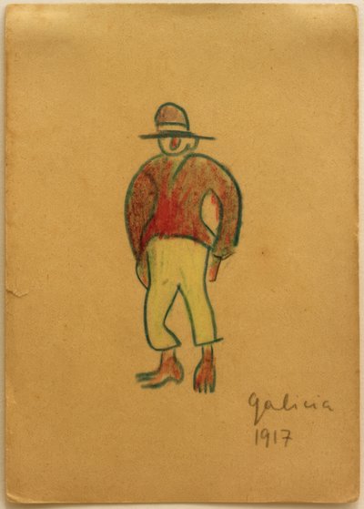 Sans titre (Galicien avec pantalon jaune) - Laszlo Moholy Nagy