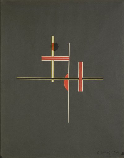 Équilibre rouge et noir, 1922 - Laszlo Moholy Nagy