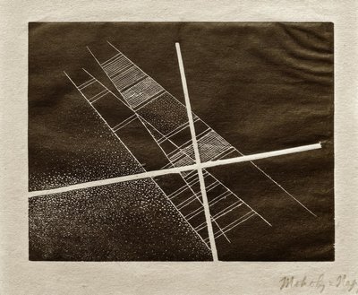 Diagonales se croisant - Laszlo Moholy Nagy