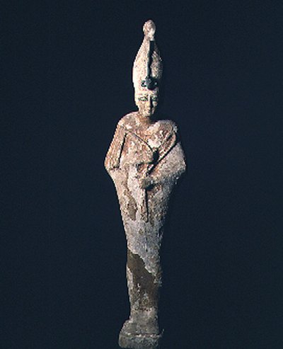 Figure en bois et gesso d