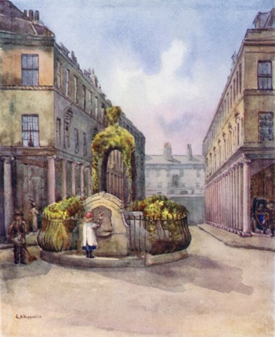 Rue de Bath et fontaine d