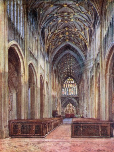 St Mary Redcliffe, vue vers l