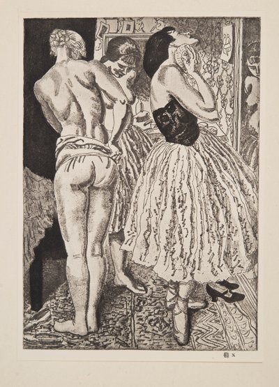 Les Trois Grâces du Ballet, pub. 1927 - Laura Knight