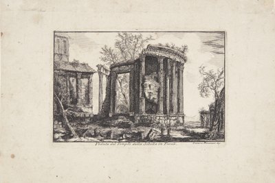 Temple de Sibylle à Tivoli - Laura Piranesi