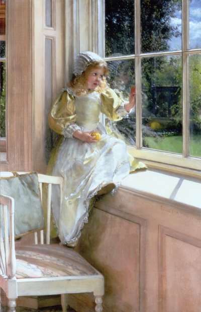 Regardant par la fenêtre (Soleil) - Laura Theresa  Alma Tadema