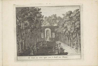 Laan et statue de Cérès dans les jardins du Palais Het Loo - Laurens Scherm