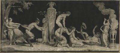 Bacchanale, Le Jeu du saute-mouton, vers 1785 - Laurent Guyot