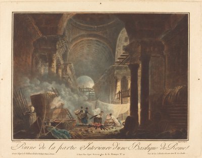 Ruine de la partie intérieure d