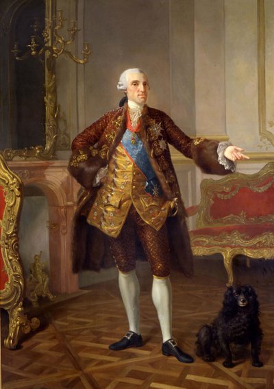 Portrait de Philippe Ier 1720-1765, Duc de Parme, 1765 - Laurent Pecheux
