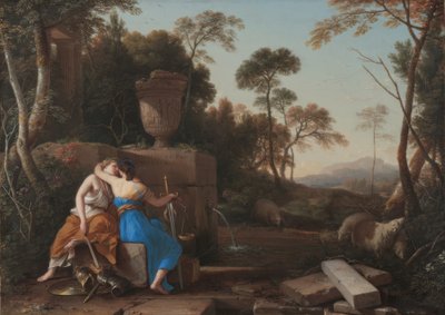 Laurent de La Hyre / "Le baiser de la paix et de la justice", 1654 - Laurent de La Hire