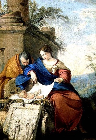 La Sainte Famille au Repos - Laurent de La Hire or La Hyre