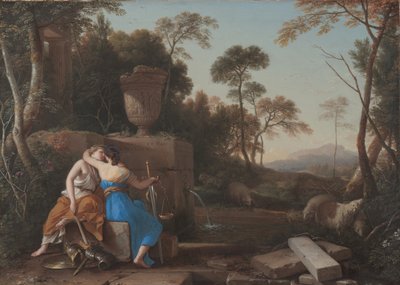 Le baiser de la paix et de la justice, 1654 - Laurent de la Hyre