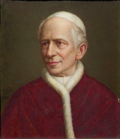Portrait du Pape Léon XIII 1810-1903, 1892 - Laurenz Schäfer