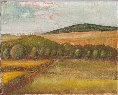 Dans la vallée, 2025 (huile sur toile) - Laurie Michaels