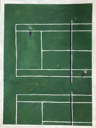 Amour, 2025 (acrylique sur toile) - Laurie Michaels