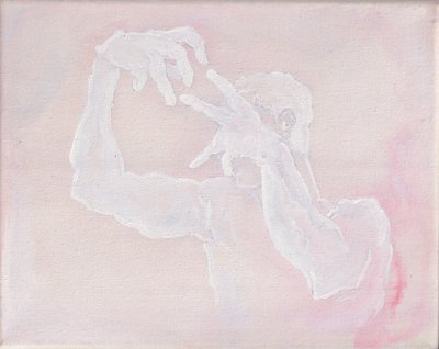 Sculptural, 2025 (acrylique sur toile) - Laurie Michaels