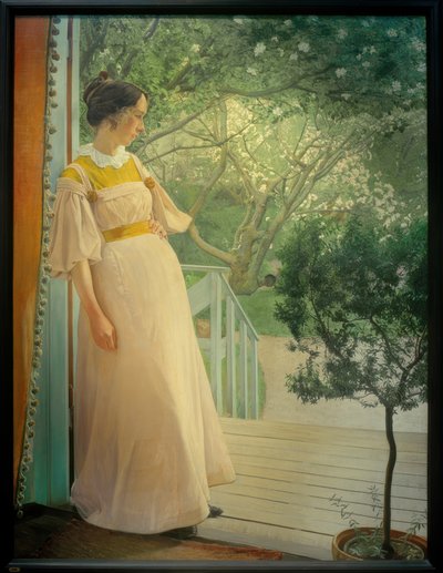 À la porte de la véranda - Laurits Andersen Ring