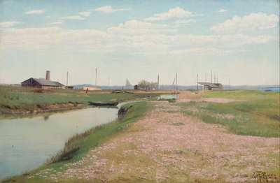 La rivière et le port à Frederiksværk - Laurits Andersen Ring