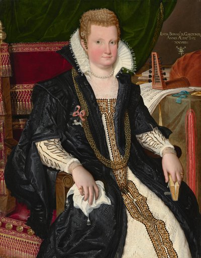 Lucia Bonasoni Garzoni, vers 1590 (huile sur toile) - Lavinia Fontana