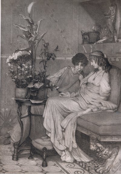 En confidence, Bibbys Annual - Lawrence (after) Alma Tadema