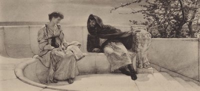 La vieille histoire - Lawrence (after) Alma Tadema