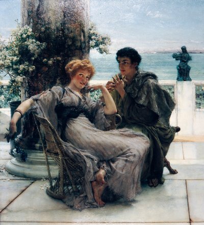 La Cour (La Proposition) - Lawrence Alma Tadema