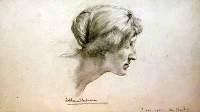 Étude de portrait de Miss Barber - Lawrence Alma Tadema