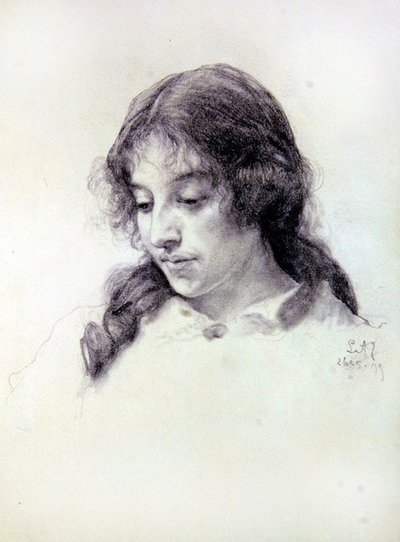 Étude de portrait de Miss Raven-Hill - Lawrence Alma Tadema
