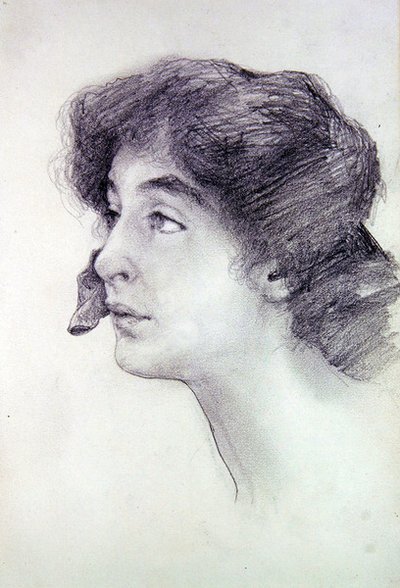 Portrait de Miss James - Lawrence Alma Tadema