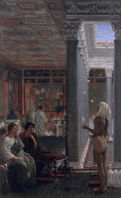 Un jongleur - Lawrence Alma Tadema