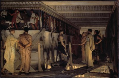 Phidias et la frise du Parthénon, Athènes - Lawrence Alma Tadema