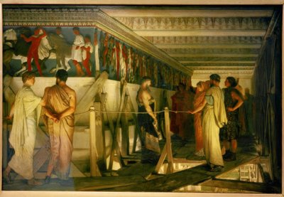 Phidias et la frise du Parthénon - Lawrence Alma Tadema