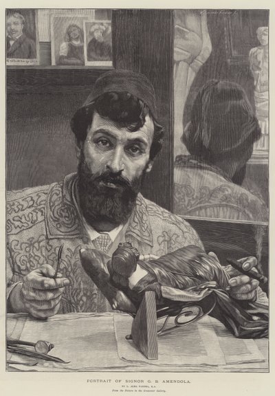 Portrait de Signor G B Amendola - Lawrence Alma Tadema