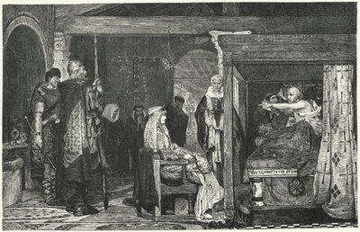 La reine Frédégonde au chevet de l