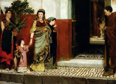 Retour du marché - Lawrence Alma Tadema