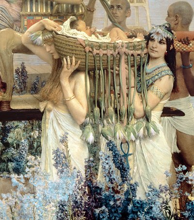 La découverte de Moïse par la fille de Pharaon - Lawrence Alma Tadema