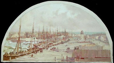 La grande inondation de Chicago en 1849 - Lawrence Carmichael Earle