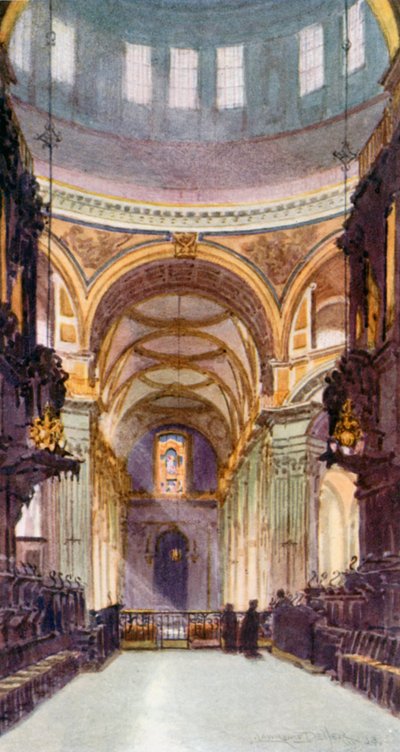 La galerie des chuchotements (lithographie couleur) - Lawrence Deller