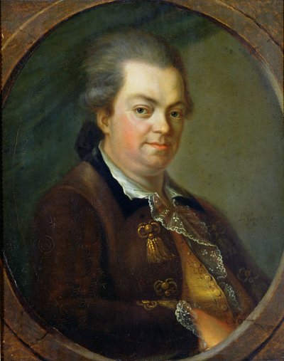 Portrait présumé être le comte Alessandro di Cagliostro (1743-95) 1778 - Le Gay