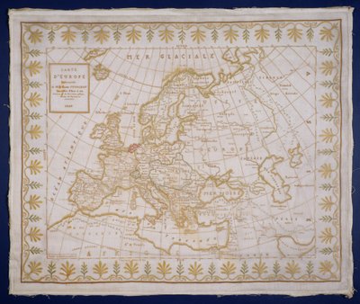 T.143-1938 Échantillon montrant une carte de l
