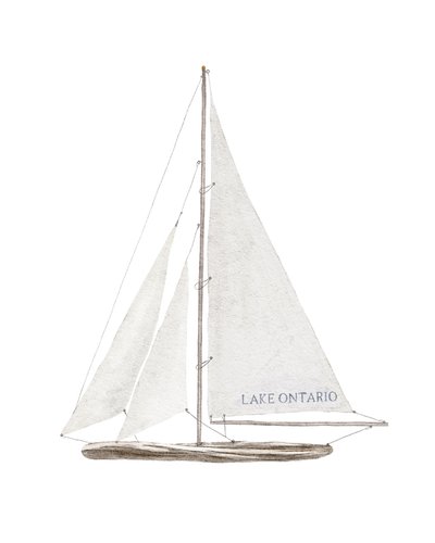 Voilier sur le lac Ontario, vers 2022 - Leah Straatsma